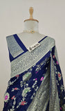 khaddi georgette saree