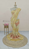 Banarasi Handloom Khaddi Georgette Saree With Water- Multi -Truth Fab