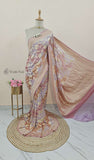 
 Banarasi Handloom Khaddi Georgette Saree With Water- Multi -Truth Fab