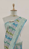 Banarasi Handloom Khaddi Georgette Saree With Water- Multi -Truth Fab