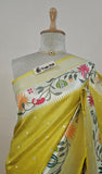 tussar brocade banarasi saree