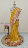 pure banarasi kora silk saree