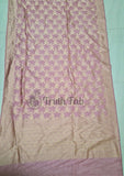 Peach Banarasi Handloom Katan Silk Saree - Truth Fab
