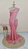 Multi Banarasi Handloom Chiffon Saree - Truth Fab