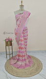 Banarasi Handloom Khaddi Georgette Saree With Water- Multi -Truth Fab