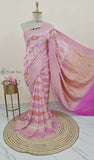 Banarasi Handloom Khaddi Georgette Saree With Water- Multi -Truth Fab