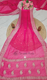 Pink Color Pure Banarasi Handloom Chiffon Saree