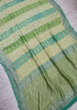 Multi Banarasi Handloom Khaddi Georgette Saree With Water Zari -Truth Fab