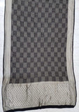 Black Banarasi Handloom Khaddi Georgette Saree With Water Zari -Truth Fab