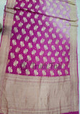 Banarasi Handloom Khaddi Georgette Saree With Meenakari - 2D Shade - Truth Fab