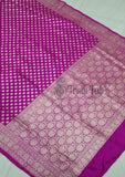 Pink Color Pure Banarasi Handloom Katan Silk Saree
