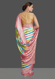 Banarasi handloom saree in multi-color
